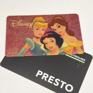 3/$9 Card deco sticker Princesse